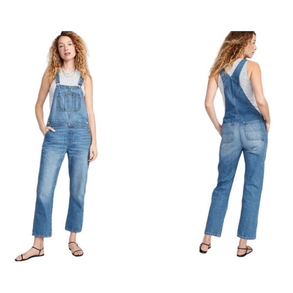 Women's Blue Denim Overalls